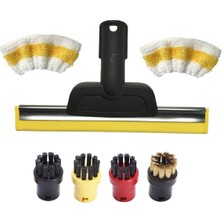 Aiorwel Karcher Easyfix Sc2 Sc3 Sc4 Sc5 Buharlı Temizleyici Zemin Bezi Yuvarlak Fırça Pencere Nozulu Kazıyıcı Buharlı Temizleme Parçaları (Yurt Dışından)