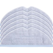 Aiorwel Roborock T7S T7S Plus S7 Elektrikli Süpürge Aksesuarları Için Yedek Mikrofiber Mop Giysi Temizleme Pedleri 6 Adet (Yurt Dışından)