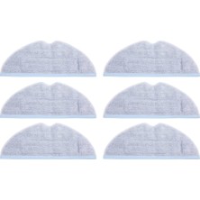 Aiorwel Roborock T7S T7S Plus S7 Elektrikli Süpürge Aksesuarları Için Yedek Mikrofiber Mop Giysi Temizleme Pedleri 6 Adet (Yurt Dışından)