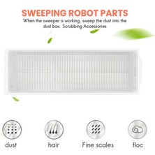 Aiorwel Adet Yedek Aksesuarlar Xıaomı Mıjıa M30 Pro C107/MIJIA Robot Vakumlu Paspas 2/3c Vakumlu Yıkanabilir Hepa Filtre (Yurt Dışından)