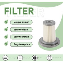 Augusts ZR009005 Filtre X-Force Flex 8.60 Kablosuz Elektrikli Süpürge Yedek Parçaları Için 4 Adet (Yurt Dışından)