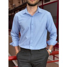 İnpool Erkek, Gömlek Yaka, Regular Fit, Pamuklu, Keten Dokuma, Old Money Culture, Nakış Detaylı Gömlek G10