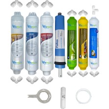 Pemax Water Solutions Pws Kapalı Kasa Su Arıtma Cihazlarına Uygun Eco  7li Pallas Mebran Set