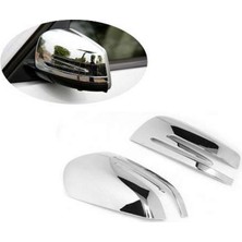 Glk Uyumlu 2009 Sonrası Ayna Kapağı Abs(Plastik) Krom