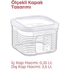 Grimor Life 7 Parça Sızdırmaz Hava Almaz Saklama Kabı Seti-kahvaltı Piknik Seti-derin Dondurucu Ve Mikrodalga