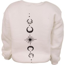 Kadın Oversize Baskılı Sweatshirt