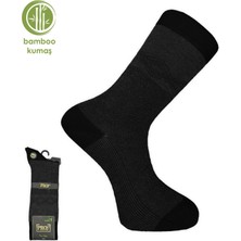 Atik Camp Bambu Erkek Çorabı - Tumaniş - Siyah (17104-R1)