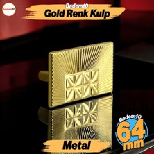 Badem10 Kayı Metal Gold Altın Kulp 64 mm 6.4 cm Mobilya Çekmece Mutfak Dolab Dolap Kapak Kulplarıu