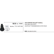 Aks Körüğü Dış 10101 R12 7701457539 (Çift Kanal) 7701457539