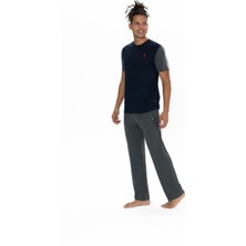 U.S. Polo Assn. Erkek Lacivert Pijama Takım