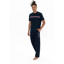 U.S. Polo Assn. Erkek Lacivert Pijama Takım