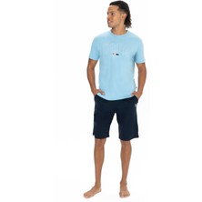 U.S. Polo Assn. Erkek Mavi Şort Takım