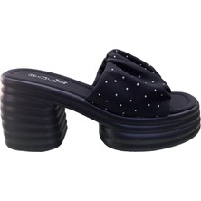 Guja Orijinal Guja Bayan Taşlı Platform Topuklu Terlik