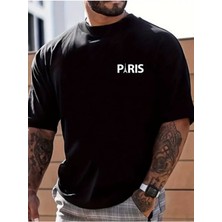 Woodroffe Pariss Baskılı Erkek Salaş Oversize Boyfirend T-Shirt