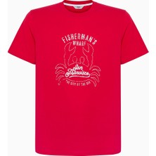 Penti Red Anchor Çok Renkli Şortlu Pijama Takımı