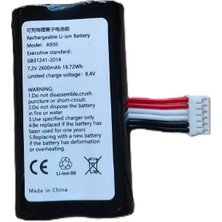 Pax A930 ve  Pax A910 Uyumlu Pos Cihazi Bataryası 7.2V 2600MAH Şarj Edilebilir Lityum-Iyon Pos Pili