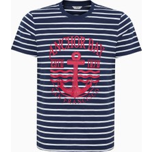 Penti Stripe Anchor Çok Renkli Şortlu Pijama Takımı