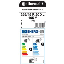 Continental 255/45 R20 105Y Xl Fr Pc6 Oto Yaz Lastiği (Üretim Yılı:2023)