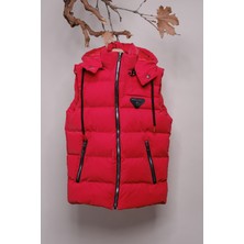 Pina Kids  Kapüşonlu Erkek Çocuk Nova Kumaş Şişme Yelek YLK.2626