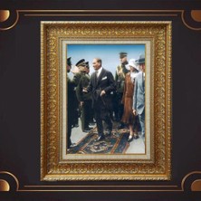 Özel Altın Seri Atatürk Tablo AF164