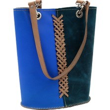 Tap Deri Aqua Marin Leather Bag
