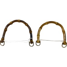 Kartopu Elegant Bambu Çanta Sapı U  Model 15 cm Uk4
