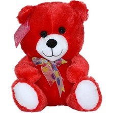 Nessiworld Nessiworld 1181KR Selay, Kırmızı Oturan Ayı 30 cm