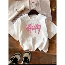 Fallow Baskılı Basic T-Shirt