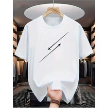 Uçak Detaylı Basic T-Shirt