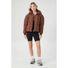 F21 Kapitone Şişme Mont