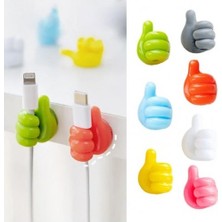 Ozcmax El Şeklinde Kauçuk Çok Amaçlı Kablo Tutacak 10 Adet