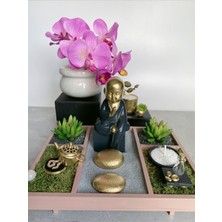 Adenist Peyzaj Tasarım Zihnin Yolu – Zen Bahçesi Dekoratif Meditasyon Seti