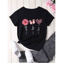 Hope Baskılı Basic T-Shirt