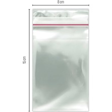 Paketleme Tezgahı - 8X15 cm Bantlı Opp (Parlak) Jelatin 1000 Adet