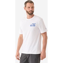 Decathlon Caperlan Kısa Kollu Pamuklu Balıkçı Tişörtü - Black Bass