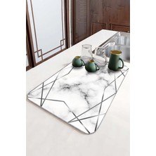 Beyaz Prizma Microfiber Bulaşık Kurutma Kurulama Matı MM011