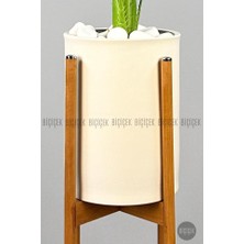 150 cm Areka Ağacı Ayaklı Metal Saksıda