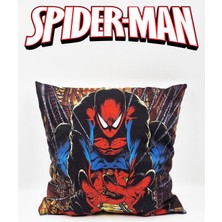 Masho Trend Ağ Spiderman Yastık - Örümcek Adam Yastık Çocuk Yastık Spiderman Kırlent