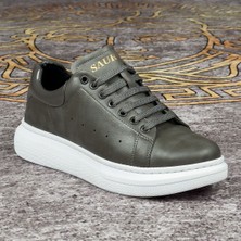 Gri Mcqueen Style Spor Ayakkabı Günlük Sneaker Ortopedik Tabanlı 310