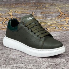 Haki Renk Mcqueen Style Spor Ayakkabı Günlük Sneaker Ortopedik Tabanlı 310