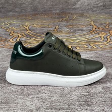 Haki Renk Mcqueen Style Spor Ayakkabı Günlük Sneaker Ortopedik Tabanlı 310