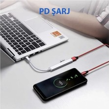 Kensa Type C USB Çoklayıcı 3.0 Type-C Çoğaltıcı 1to4 Type-C USB Hub Akım Korumalı ve Kılıflı