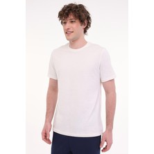 Kinetix MB PAM C 11SN220 5FX Beyaz Erkek Kısa Kol T-Shirt