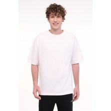 Lumberjack MB Ros 11HS113 5fx Kırık Beyaz Erkek Kısa Kol T-Shirt