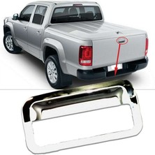 Volkswagen Amarok Uyumlu 2010 Sonrası Bagaj Kapağı Kaplama Abs (Plastik) Krom