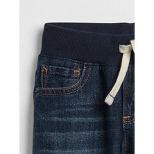 Gap Erkek Bebek Koyu Mavi Pull-On Slim Jean Pantolon