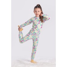 Cim&Cim Limon Desenli Kız Çocuk Pijama Takımı 3-7 Yaş