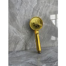 Rudis Armatür 5 Fonksiyonlu Gold Renk Modern  Duş Başlığı