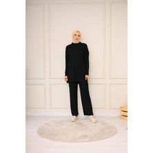 Fitilli Pantolonlu Triko Takım