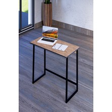 Toprak Atelier Izabel Çok Amaçlı Çalışma Masası Bilgisayar Masası Çizim Masası Ofis Masası Çam Tabla Siyah Ayak